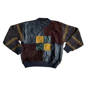 Vintage Saxony Crewneck Sweater 90s Mens XL